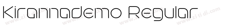 Kirannademo Regular字体转换 Kirannademo Regular字体转换
